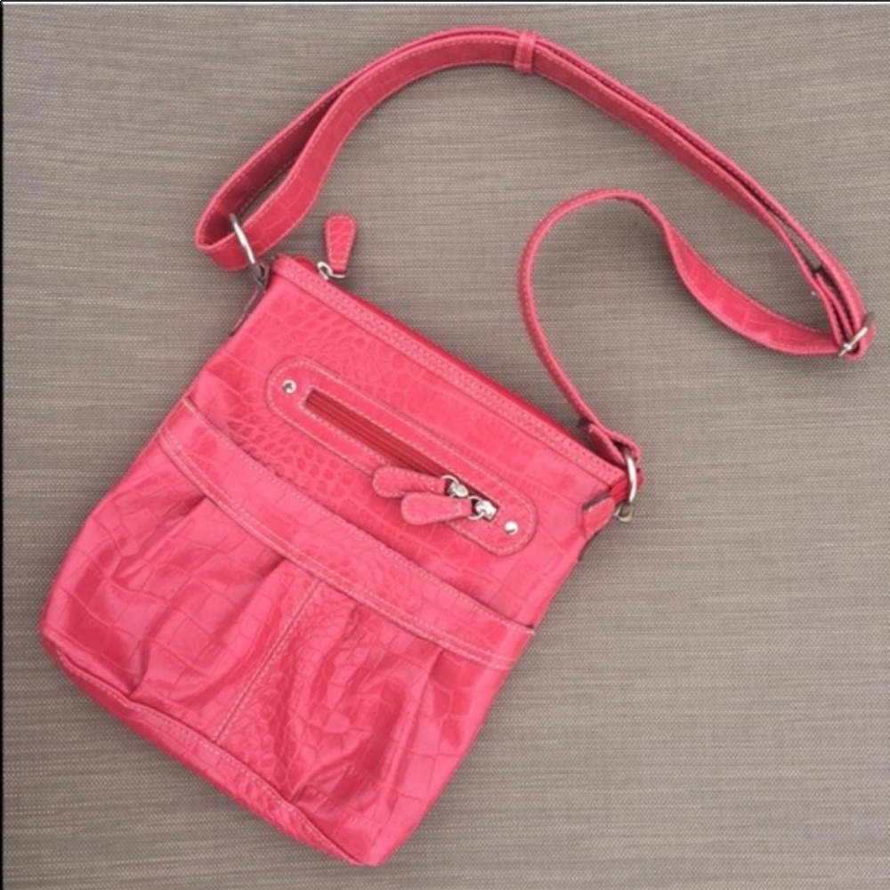 EMILIE M WOMEN'S CORAL CROSSBODY BAG